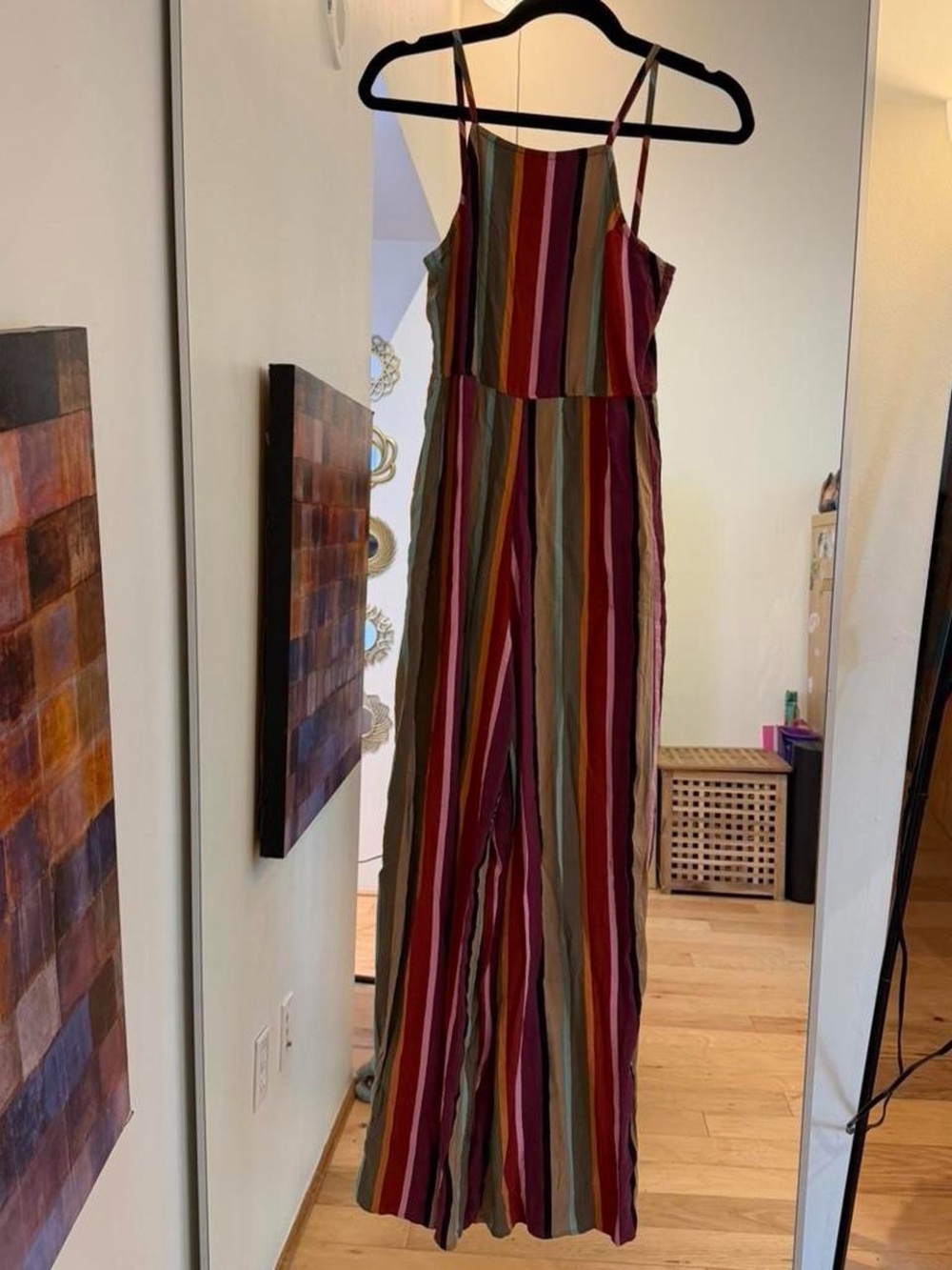 Striped Multicolor Wide-Leg Jumpsuit
